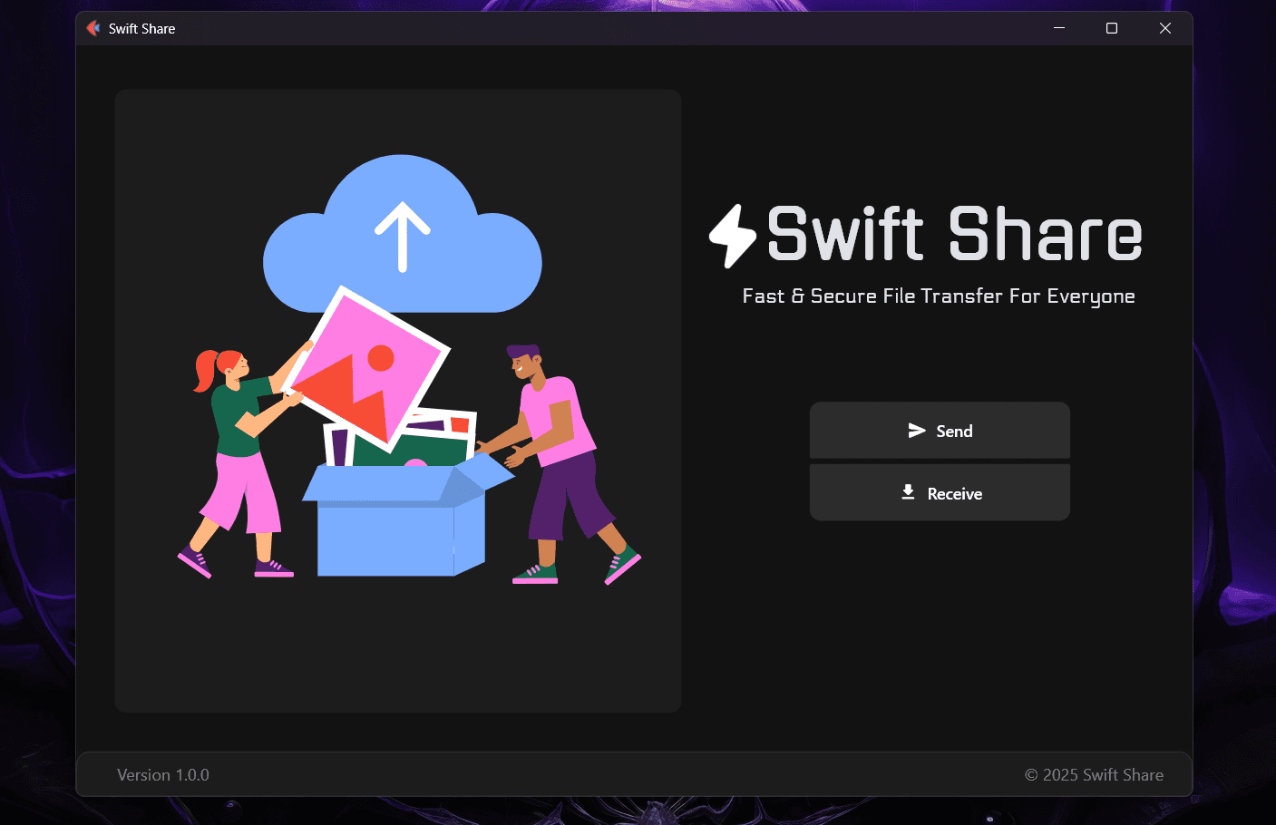Swift Share App Screenshot